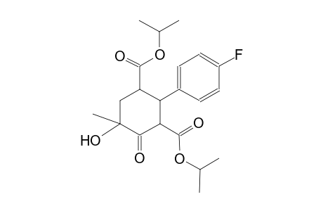 2-(4-Fluoro-phenyl)-5-hydroxy-5-methyl-4-oxo-cyclohexane-1,3-dicarboxylic acid diisopropyl ester
