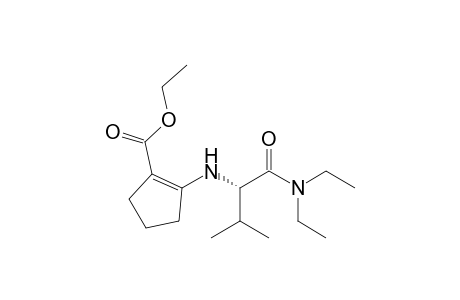 N-(2-Ethoxycarbonyl-1-cyclopentenyl)-L-valine diethylamide