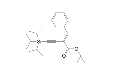 (E)-tert-Butyl 2-benzylidene-4-(triisopropylsilyl)but-3-ynoate