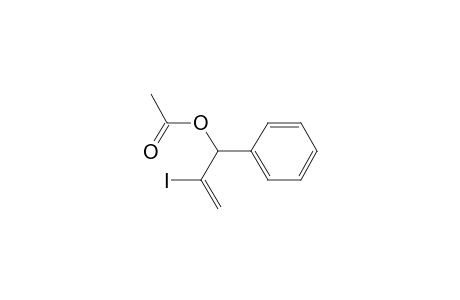 Benzenemethanol, .alpha.-(1-iodoethenyl)-, acetate