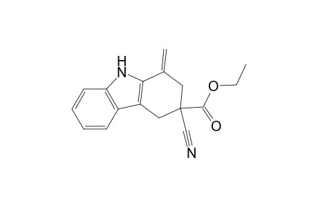 1H-Carbazole-3-carboxylic acid, 3-cyano-2,3,4,9-tetrahydro-1-methylene-, ethyl ester, (.+-.)-
