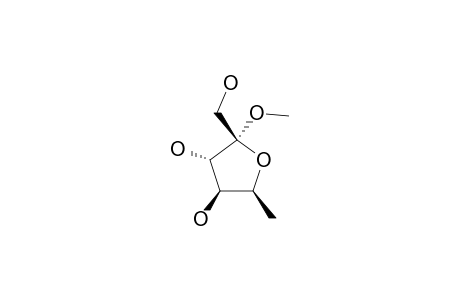 METHYL-6-DEOXY-ALPHA-D-FRUCTOFURANOSIDE