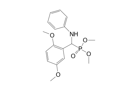 Dimethyl (2,5-dimethoxyphenyl)(phenylamino)methylphosphonate
