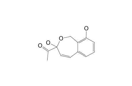 1-(3,9-DIHYDROXY-1,3-DIHYDROBENZO-[C]-OXEPIN-3-YL)-ETHANONE