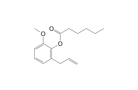 2-allyl-6-methoxyphenyl hexanoate