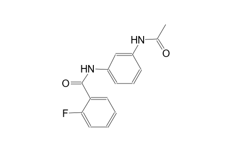 N-[3-(acetylamino)phenyl]-2-fluorobenzamide