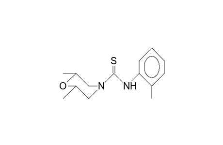 cis-2,6-Dimethyl-4-morpholine thiocarboxy-2-toluidide