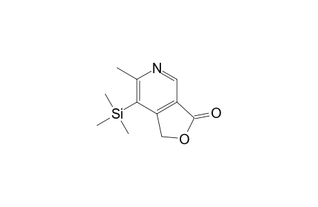 Furo[3,4-c]pyridin-3(1H)-one, 6-methyl-7-(trimethylsilyl)-