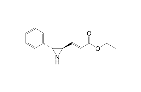 Ethyl (E)-3-[(2S,3S)-(2R,3R)-3-Phenylaziridin-2-yl]prop-2-enoate
