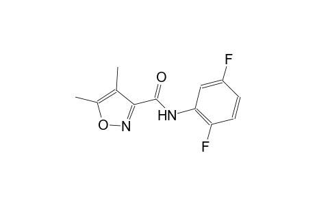 N-(2,5-difluorophenyl)-4,5-dimethyl-3-isoxazolecarboxamide