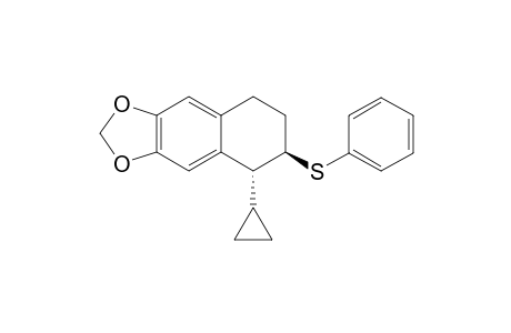 ((5R,6R)-5-Cyclopropyl-6-(phenylthio)-5,6,7,8-tetrahydronaphtho[2,3-d]-1,3-dioxole