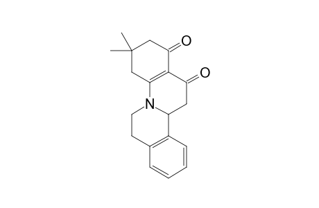 3,3-dimethyl-2,4,6,7,11b,12-hexahydroquinolino[2,1-a]isoquinoline-1,13-quinone