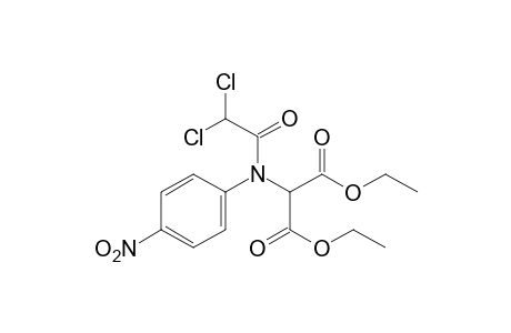 [2,2-dichloro-N-(p-nitrophenyl)acetoamido]malonic acid, diethyl ester