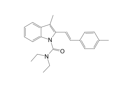 N,N-Diethyl-3-methyl-2-[(E)-2-(4-methylphenyl)ethenyl]-1H-indole-1-carboxamide