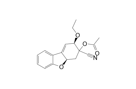 3-ACETOXY-2-ETHOXY-2,3,4,4A-TETRAHYDRODIBENZOFURAN-3-CARBONITRILE;MAJOR-ISOMER