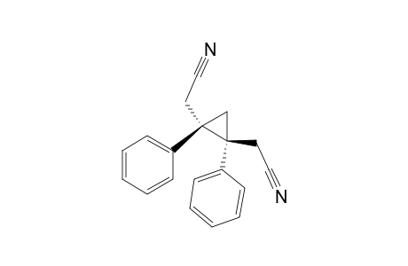 1,2-Cyclopropanediacetonitrile, 1,2-diphenyl-, trans-