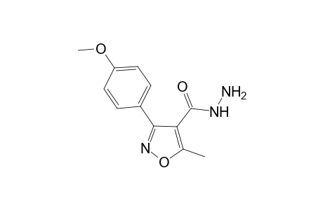 3-(4-Methoxyphenyl)-5-methyl-1,2-oxazole-4-carbohydrazide