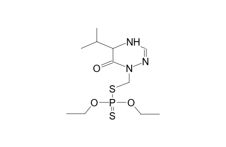 S-(5-ISOPROPYL-6-OXO-1,4,5,6-TETRAHYDRO-1,2,4-TRIAZIN-1-YLMETHYL)-O,O-DIETHYLDITHIOPHOSPHATE