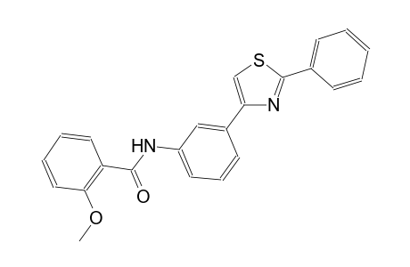 benzamide, 2-methoxy-N-[3-(2-phenyl-4-thiazolyl)phenyl]-