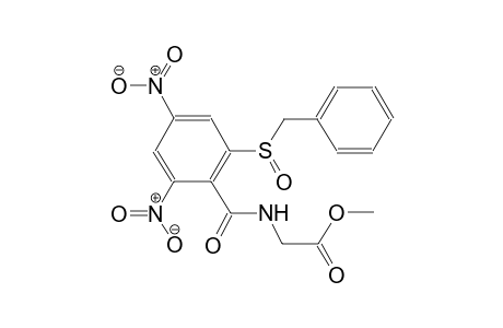 acetic acid, [[2,4-dinitro-6-[(phenylmethyl)sulfinyl]benzoyl]amino]-,methyl ester