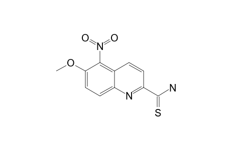 6-methoxy-5-nitro-thioquinaldamide