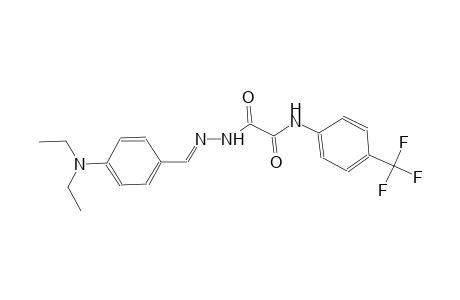 2-{(2E)-2-[4-(diethylamino)benzylidene]hydrazino}-2-oxo-N-[4-(trifluoromethyl)phenyl]acetamide
