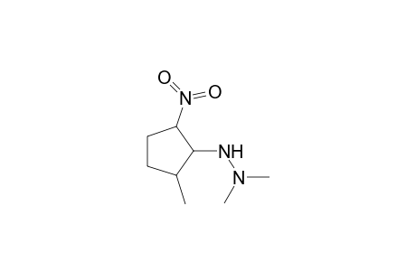 2-(N',N'-dimethylhydrazino)-3-methyl-1-nitrocyclopentane