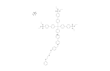 #8B.2PF6;1-[4-[TRIS-[4-[4-(DIETHOXYPHOSPHONO)-PHENYL]-PHENYL]-METHYL]-PHENYL]-1'-[4-[2-(2-PHENOXYETHOXY)-ETHOXY]-BENZYL]-4,4'-BIPYRIDINIUM-BIS-(HEXAFLUOROPHSPH