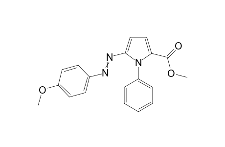 methyl 5-(4-methoxyphenyl)azo-1-phenyl-pyrrole-2-carboxylate