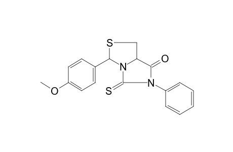 3-(4-Methoxyphenyl)-6-phenyl-5-sulfanylidene-3,7a-dihydro-1H-imidazo[1,5-c]thiazol-7-one
