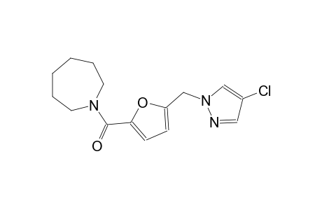1H-azepine, 1-[[5-[(4-chloro-1H-pyrazol-1-yl)methyl]-2-furanyl]carbonyl]hexahydro-