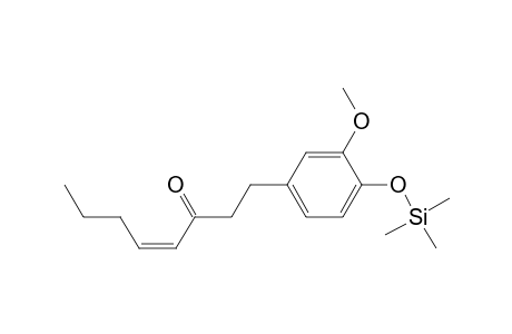 4-Octen-3-one, 1-[3-methoxy-4-[(trimethylsilyl)oxy]phenyl]-