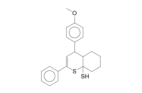 4-(4-Methoxyphenyl)-2-phenyl-4,4a,5,6,7,8-hexahydro-1-benzothiopyran-8a-thiol