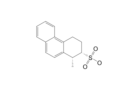 CIS-1,2,3,4-TETRAHYDRO-1-METHYLPHENANTHRENE-2-SULFONIC-ACID