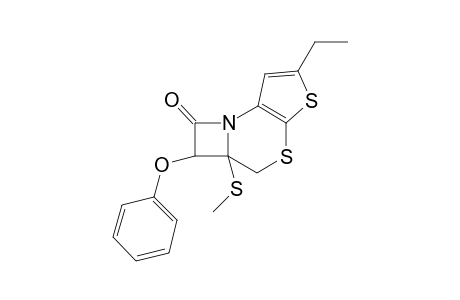 6-Ethyl-2a-methylsulfanyl-2-phenoxy-2a,3-dihydro-2H-4,5-dithia-7b-aza-cyclobuta[e]inden-1-one