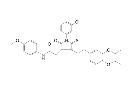 4-imidazolidineacetamide, 1-(3-chlorophenyl)-3-[2-(3,4-diethoxyphenyl)ethyl]-N-(4-methoxyphenyl)-5-oxo-2-thioxo-