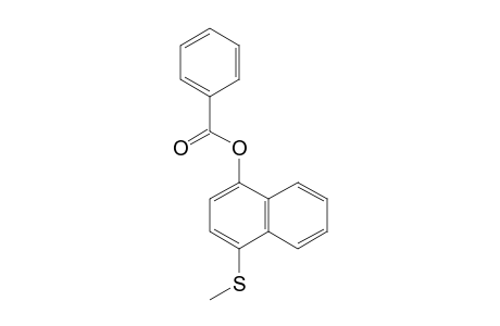 1-Naphthalenol, 4-(methylthio)-, benzoate