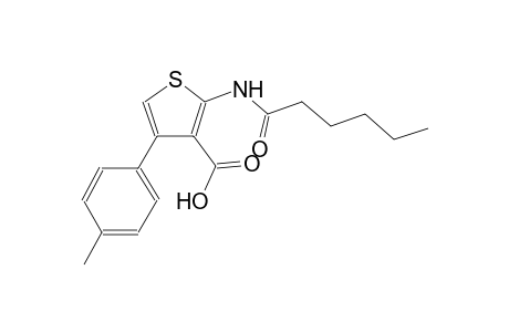 2-(hexanoylamino)-4-(4-methylphenyl)-3-thiophenecarboxylic acid