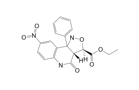 3-ETHOXYCARBONYL-7-NITRO-5A-PHENYL-1,3,3A,4,5,9B-HEXAHYDROISOXAZOLO-[4,3-C]-QUINOLIN-2-ONE