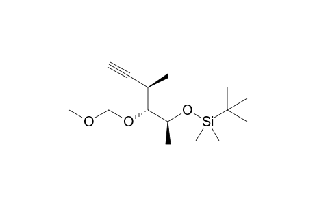 tert-Butyl-[(1S,2R,3R)-2-(methoxymethoxy)-1,3-dimethyl-pent-4-ynoxy]-dimethyl-silane