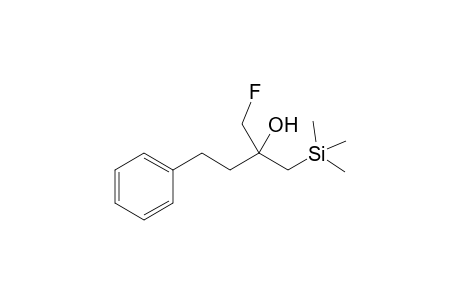 1-Fluoro-4-phenyl-2-((trimethylsilyl)methyl)butan-2-ol