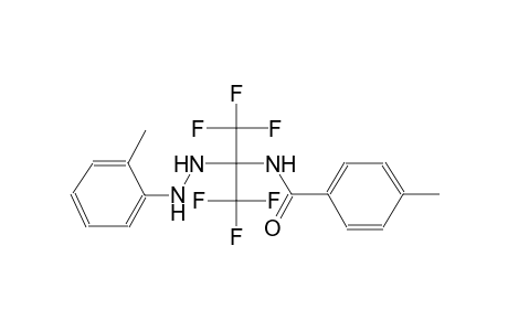 benzamide, 4-methyl-N-[2,2,2-trifluoro-1-[2-(2-methylphenyl)hydrazino]-1-(trifluoromethyl)ethyl]-