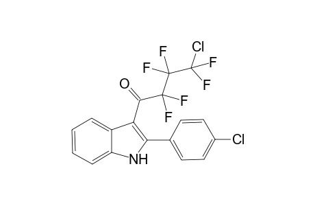 4-Chloro-1-(2-(4-chlorophenyl)-1H-indol-3-yl)-2,2,3,3,4,4-hexafluorobutan-1-one