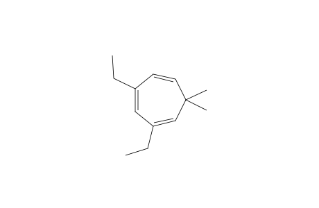 1,3,5-Cycloheptatriene, 2,4-diethyl-7,7-dimethyl-