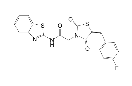 N-(Benzothiazol-2-yl)-2-(5-(4-fluorobenzylidene)-2,4-dioxothiazolidin-3-yl)acetamide