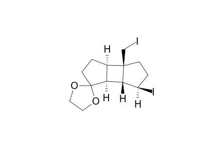 (1S,2R,3R,6R,7R)-10-(1,2-Ethylidenedioxy)-3-iodo-6-iodomethyltricyclo[5.3.0.0(2,6)]decane