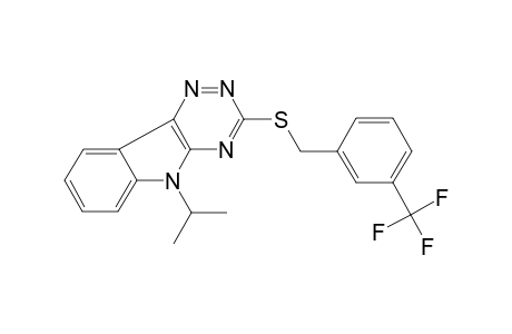 5-isopropyl-3-[[3-(trifluoromethyl)benzyl]thio]-[1,2,4]triazin[5,6-b]indole