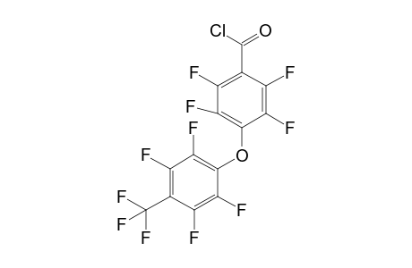 2,3,5,6-tetrafluoro-4-(2,3,5,6-tetrafluoro-4-(trifluoromethyl)phenoxy)benzoyl chloride