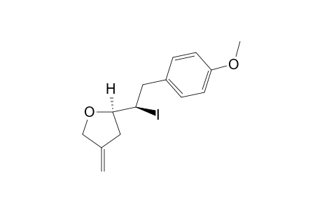 threo-2-(1-Iodo-2-(4-methoxyphenyl)ethyl)-4-methylenetetrahydrofuran