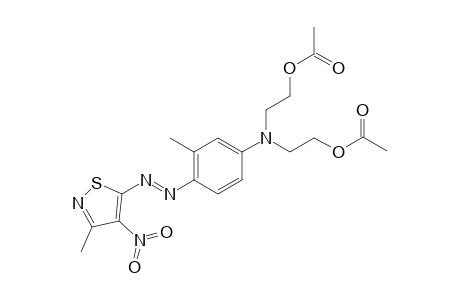 N,N-Bis-(2-acetoxyethyl)-3-methyl-4-(3-methyl-4-nitro-isothiaz-5-ylazo)-aniline
